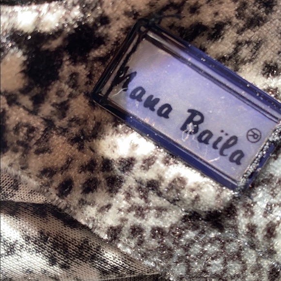 90s VINTAGE | Velvet Python Top - Picture 7 of 7